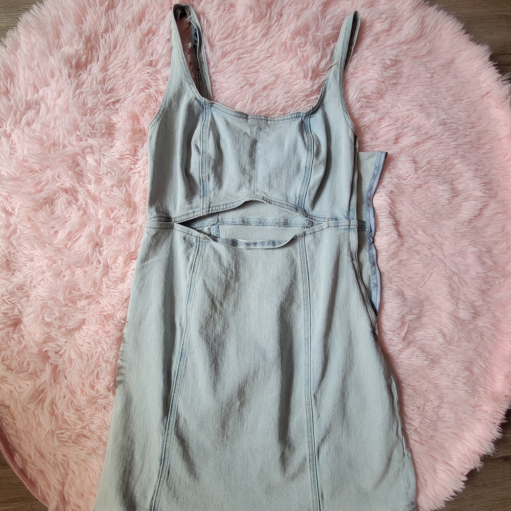 Blank NYC Soft Blue Denim Dress